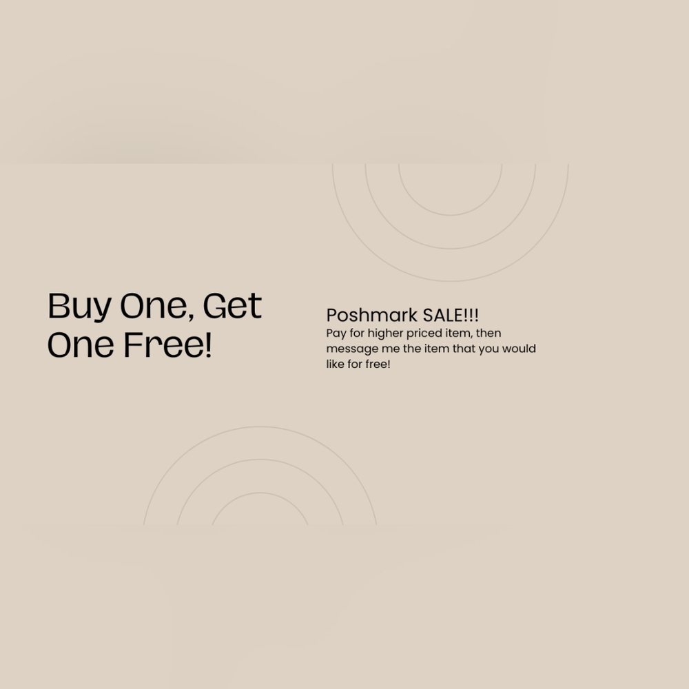 Buy one get one free
